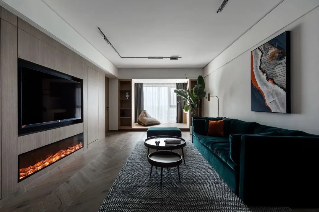 92㎡小三居老房装修改造，从客厅美到卧室！