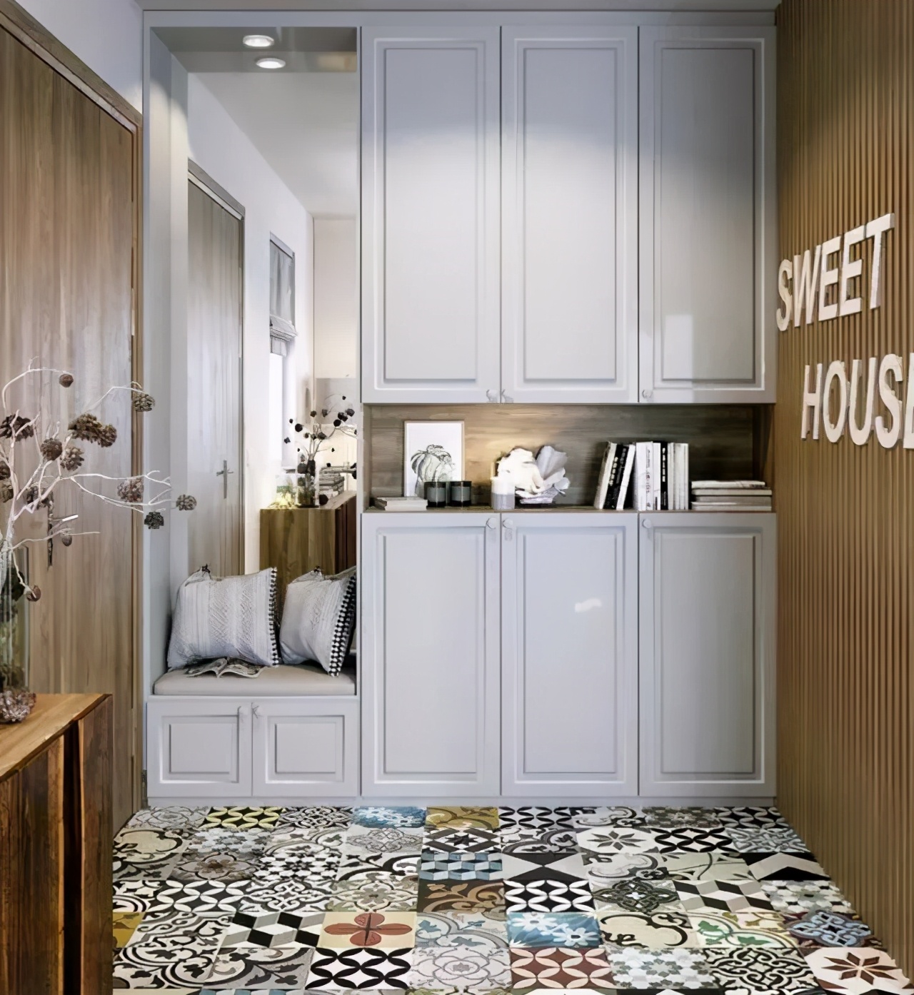 |入户门厅只能放鞋子？看看别人的家的万能设计，实用万能还超美观