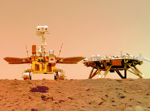 火星 天问一号着陆处发现泉水？与好奇号遥相呼应，火星生命找到了？