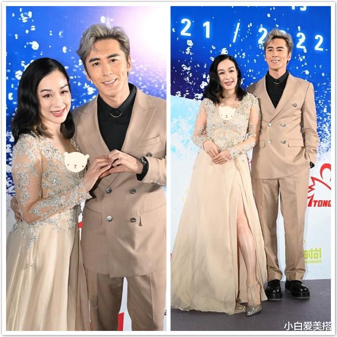 小白爱美搭|钟丽缇和张伦硕穿情侣装,秀恩爱甜蜜“比心”,两人哪有年龄差