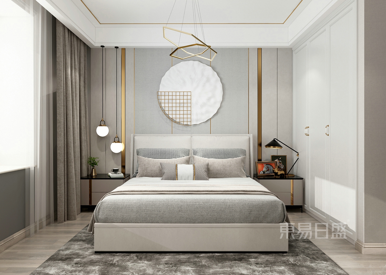 100㎡现代风格美居，营造舒适怡然的居住空间