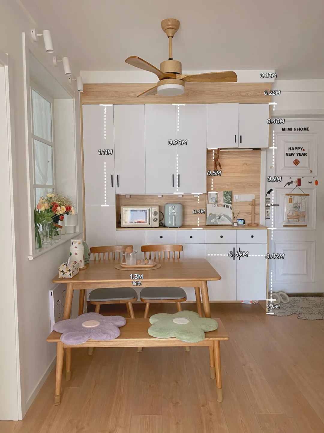 二手房|60m2二手房，仅花4.5W也能装成自己喜欢的家