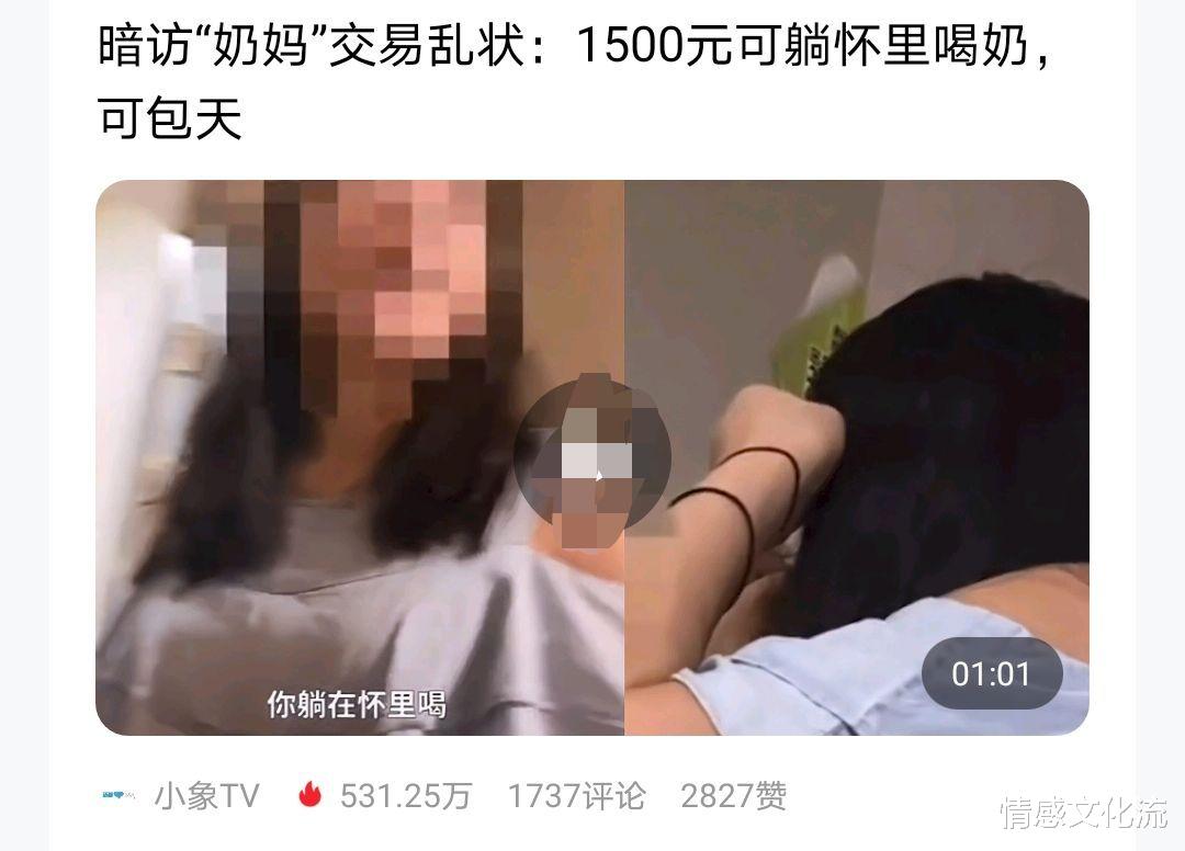 情感文化流|人乳交易乱象，1500元包天，是道德的沦丧还是法律的缺失？