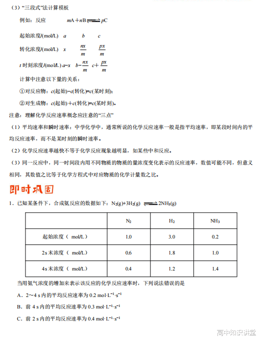 |高考化学反应速率与化学平衡易错点剖析，识破套路，合理避坑！
