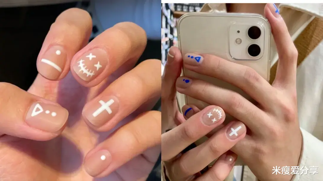 米瘦爱分享|适合男生的美甲款式，不娘不矫情，反而个性十足的潮流范