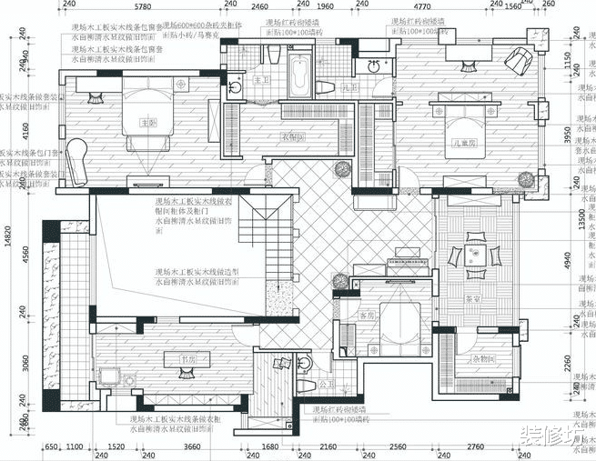 装修坊|美式乡村风的设计，楼梯都特别用心，每一步都是不同的风景