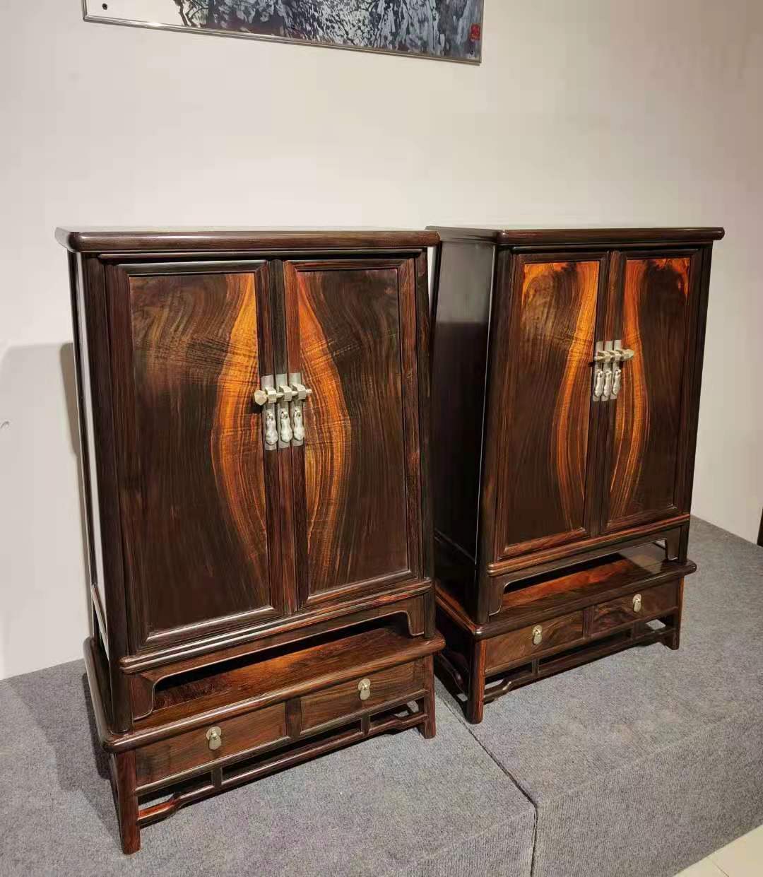 小王话红木|简约而不简单的圆角柜