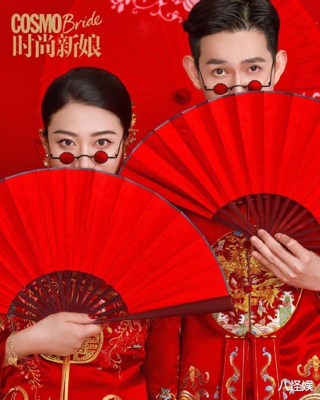 马可|马可和王丹妮婚纱照曝光，轻抚老婆孕肚甜蜜接吻，满脸幸福