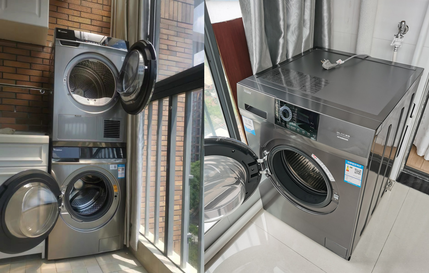 洗衣机|买洗衣机时，烘干一体机和洗烘套装好多人选错，哪个更值得选？