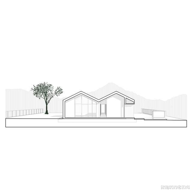 两个平行体量组成的住宅：在错开的组合中从容应对场地环境