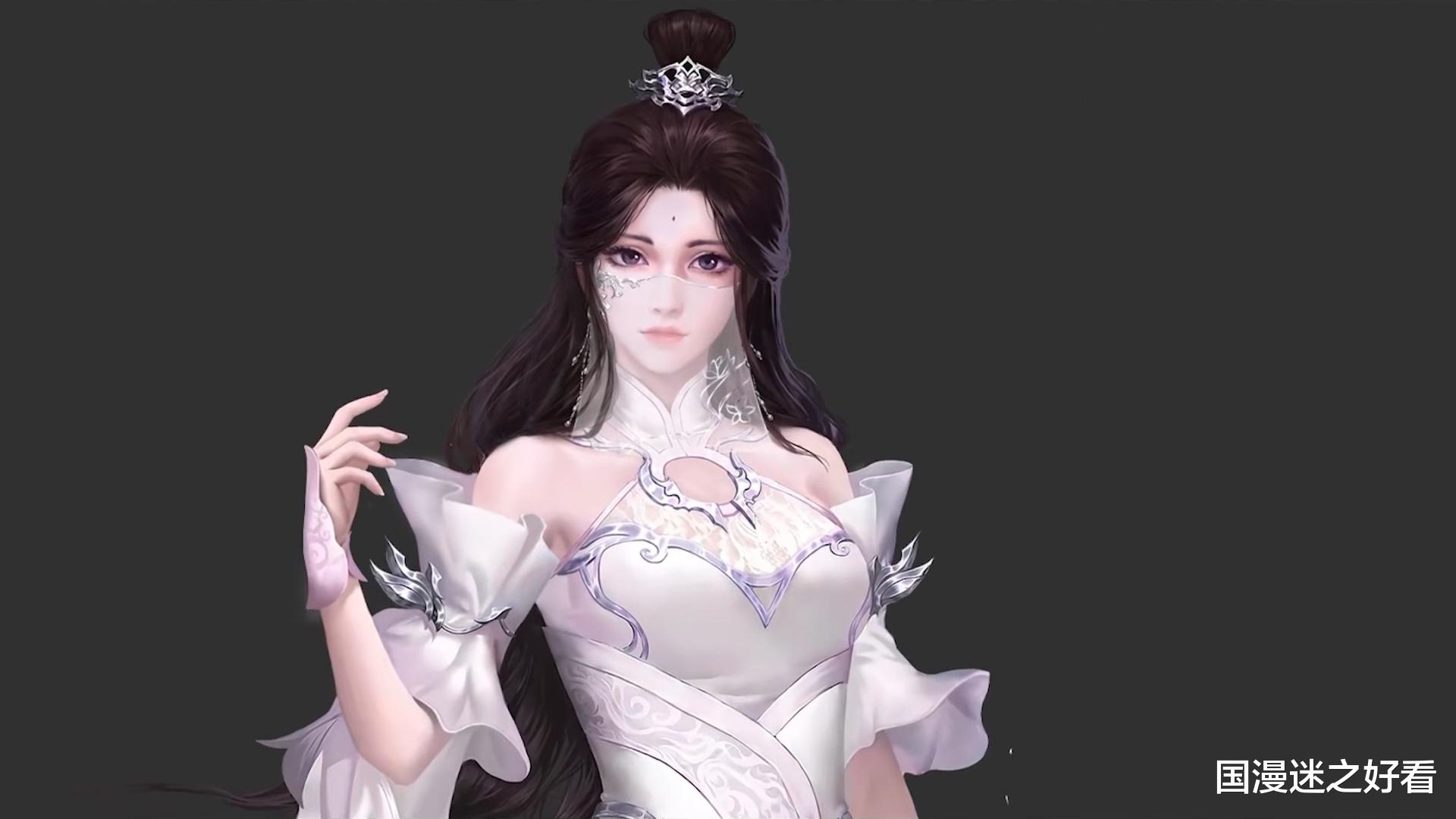 人物设定|《完美世界》月婵人设图公布，容貌清丽动人，大长腿实力吸睛