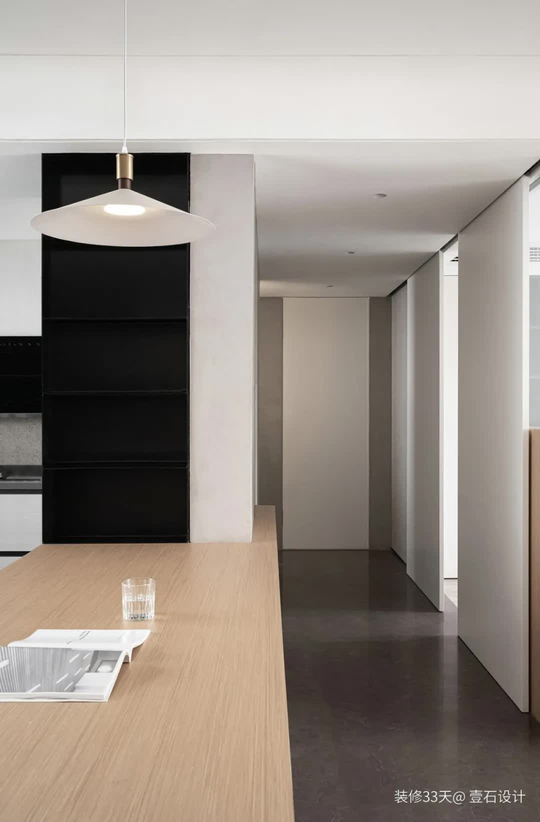 |装修设计:123平现代简约极简质感三室