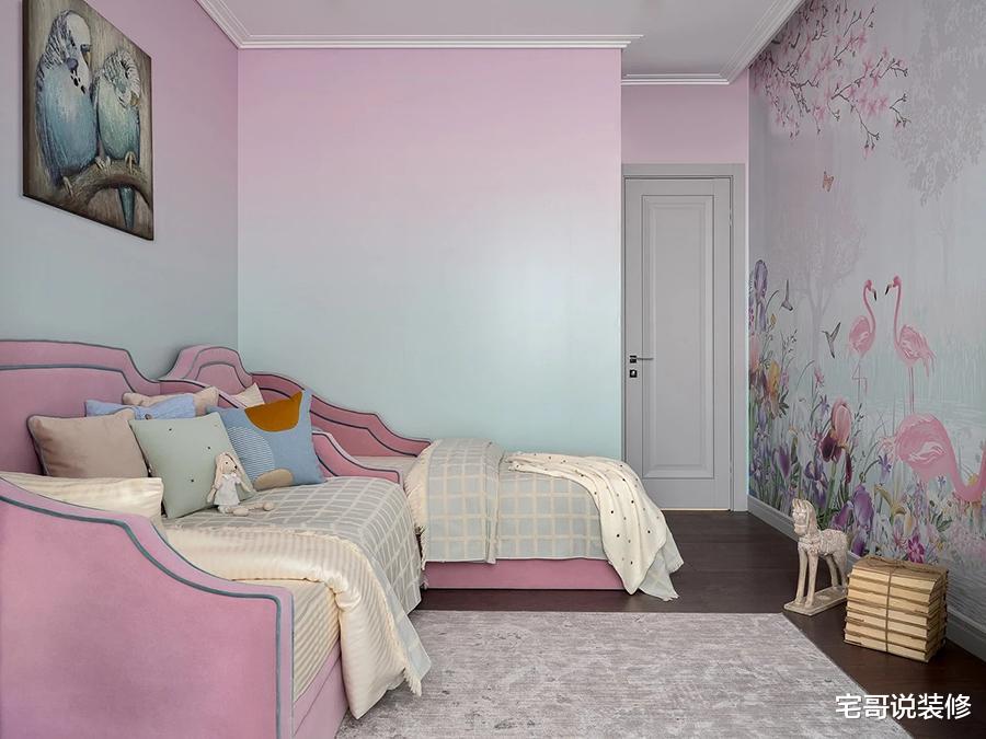 3口之家69㎡的2居室,配色让人赏心悦目,精致大气又温馨,真好看