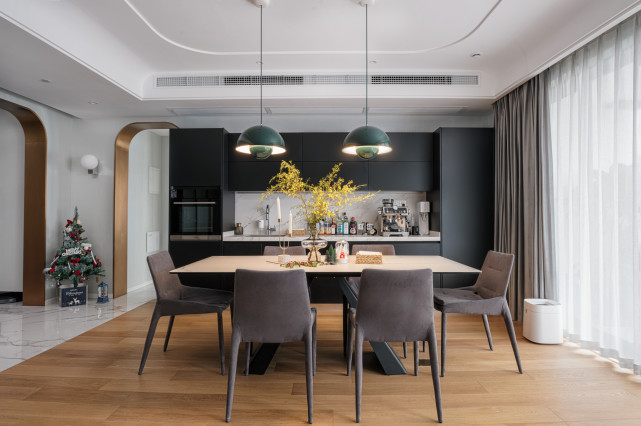 |175平现代四居室扩充大中厨，打造儿童套房