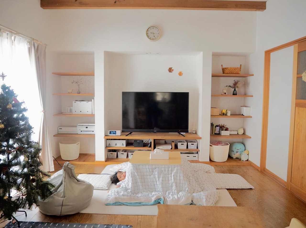 家居超人 日本二胎妈妈的80㎡小家,全屋原木风家居布置,住起来舒适惬意