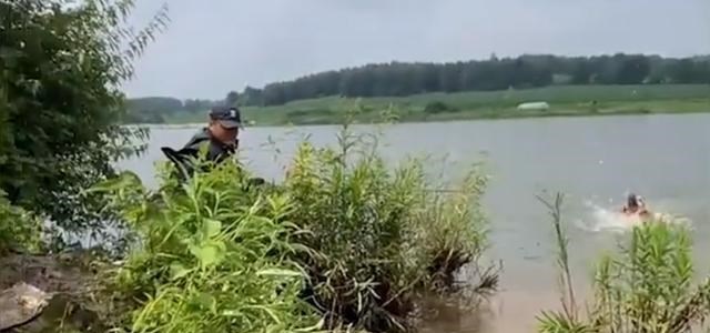 |男子带狗到河边钓鱼,全程“猪队友”操作,网友:整顿狗肉火锅吧