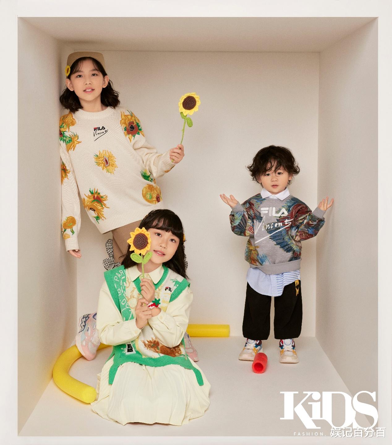 张晋|蔡少芬张晋拍全家福大片，姐弟三人性格迥异，张晋自认帅气不及儿子