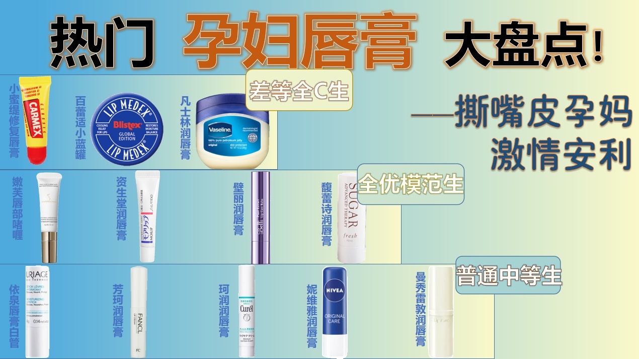 面膜 双11孕期唇膏避坑！小蜜蜂，凡士林登黑榜，滋润保湿只推荐这两款