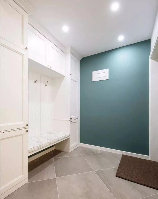 鞋柜+换鞋凳+收纳组合，这个柜子能顶一间房，漂亮又实用！