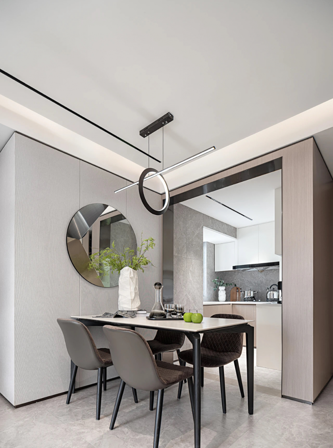 90m2百看不厌的家:灰白搭配+区块吊顶,他家可以跟着学!