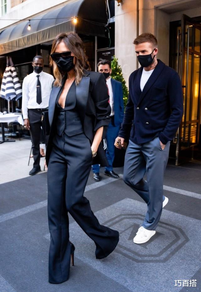 巧百搭|贝嫂私服还是一如既往的强输出，出街不知道怎么穿得，看她就行了