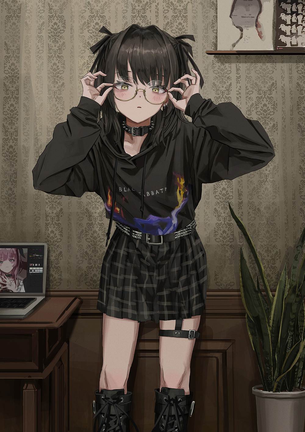 画师|【P站画师】暗黑系的酷酷女孩！日本画师儀式的插画作品