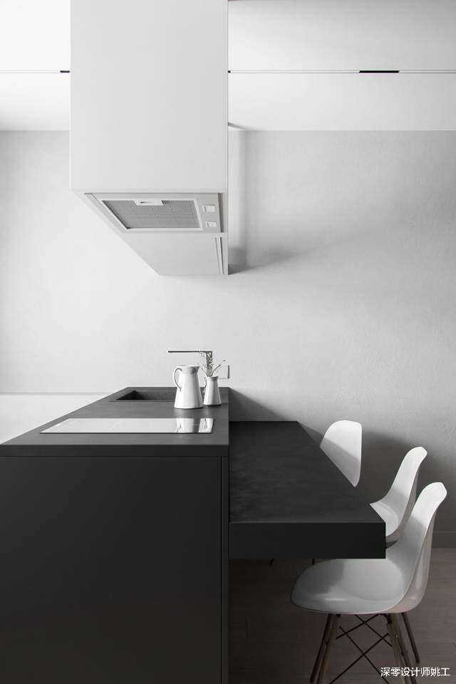 以灰白为主的极简风,入眼皆高级,整个空间宽敞大气,越看越喜欢