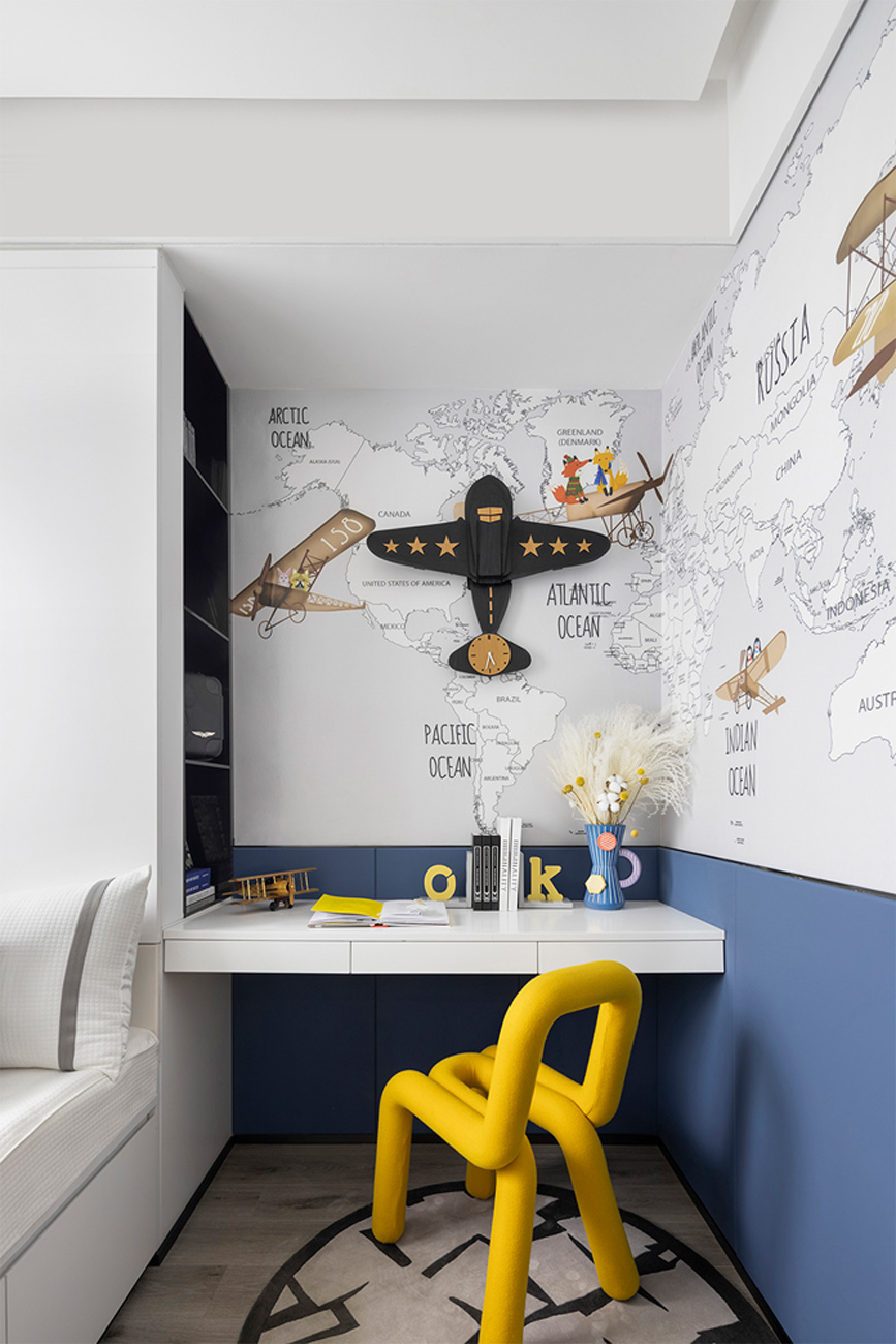 格斯设计|98平米三房二厅，现代简朴风格家居，白灰啡色极简设计，好治愈