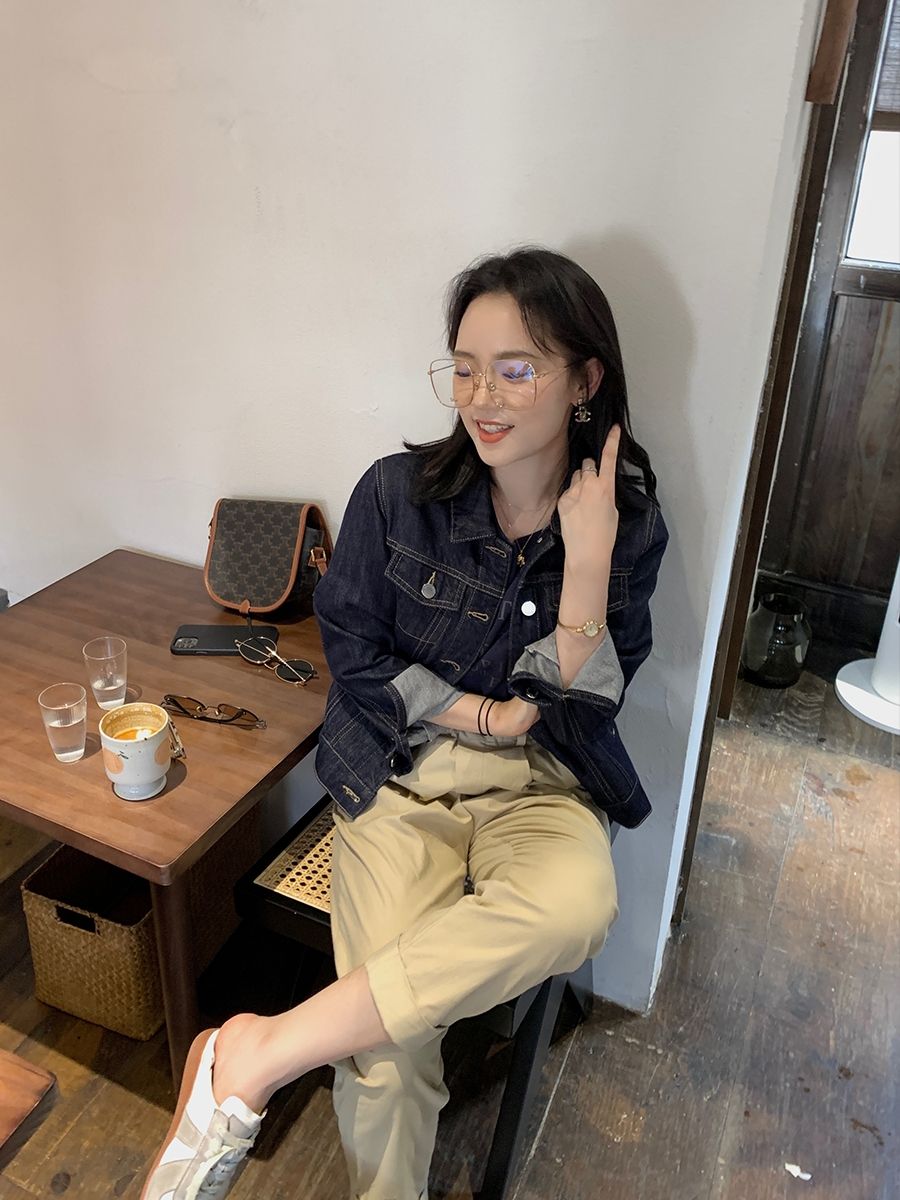 丁丁北好美|牛仔外套搭配裤子or裙子？两种风格都很圈粉，简单实穿有气质！