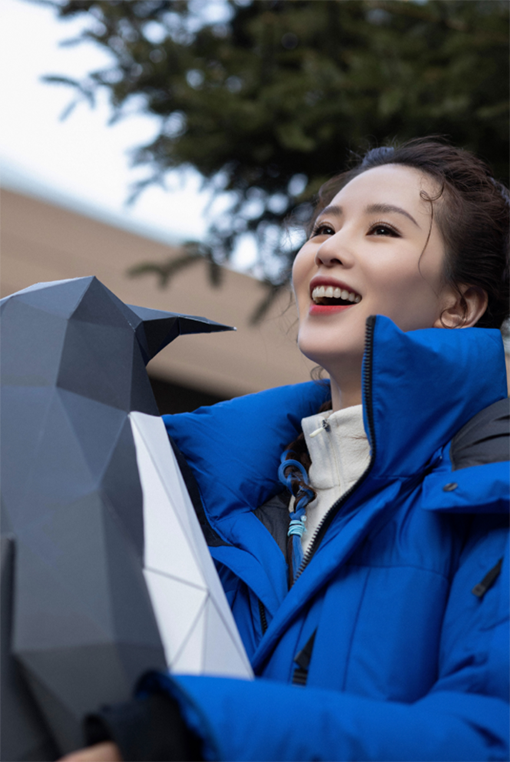 刘诗诗|刘诗诗分享在“冰雪世界”的一天！嘟嘴照好可爱好美，梦回龙葵