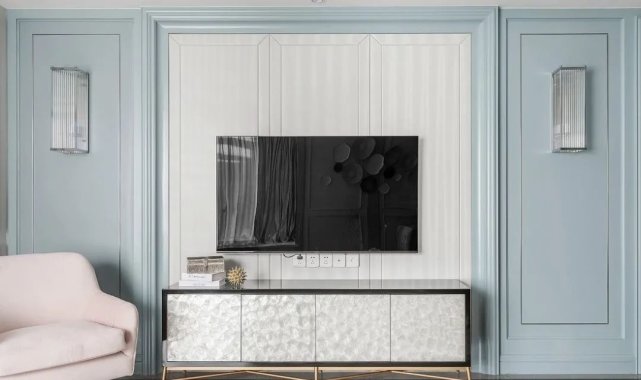 120㎡轻奢美式风格装修,全屋莫兰迪色系给你一个温馨的家