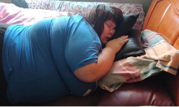 校花|从校花变成胖妹，陈皖枝被丈夫喂到323斤，现在两人咋样了？