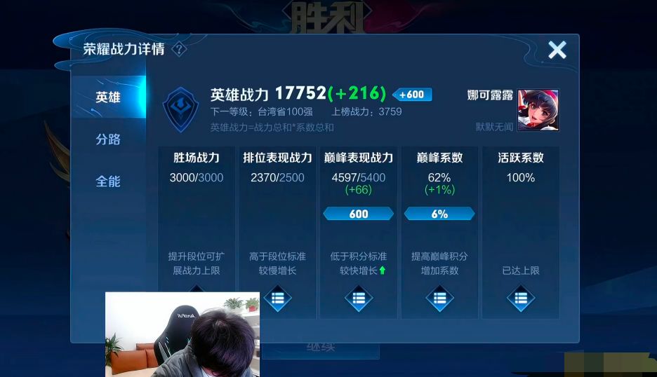 露娜|北慕重回巅峰赛前五,小锦儿看到分数差距慌了!这下第一岌岌可危