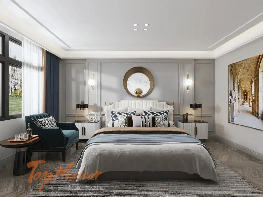 【鲁班装饰】云麓九里310㎡现代轻奢风格,空间之境。