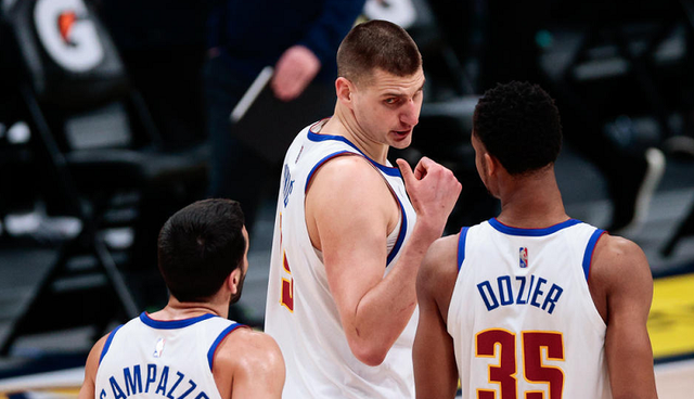 掘金队|6人轰20+激战！独行侠终结掘金5连胜 东契奇21+12约基奇26+8+11