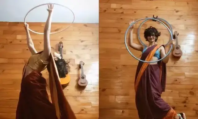 love健身|印度女医生穿纱丽健身,肌肉附体,网友却说:穿好衣服再来健身