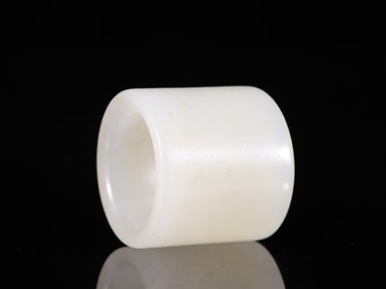 雕刻|和田玉 巧色 扁条 手镯