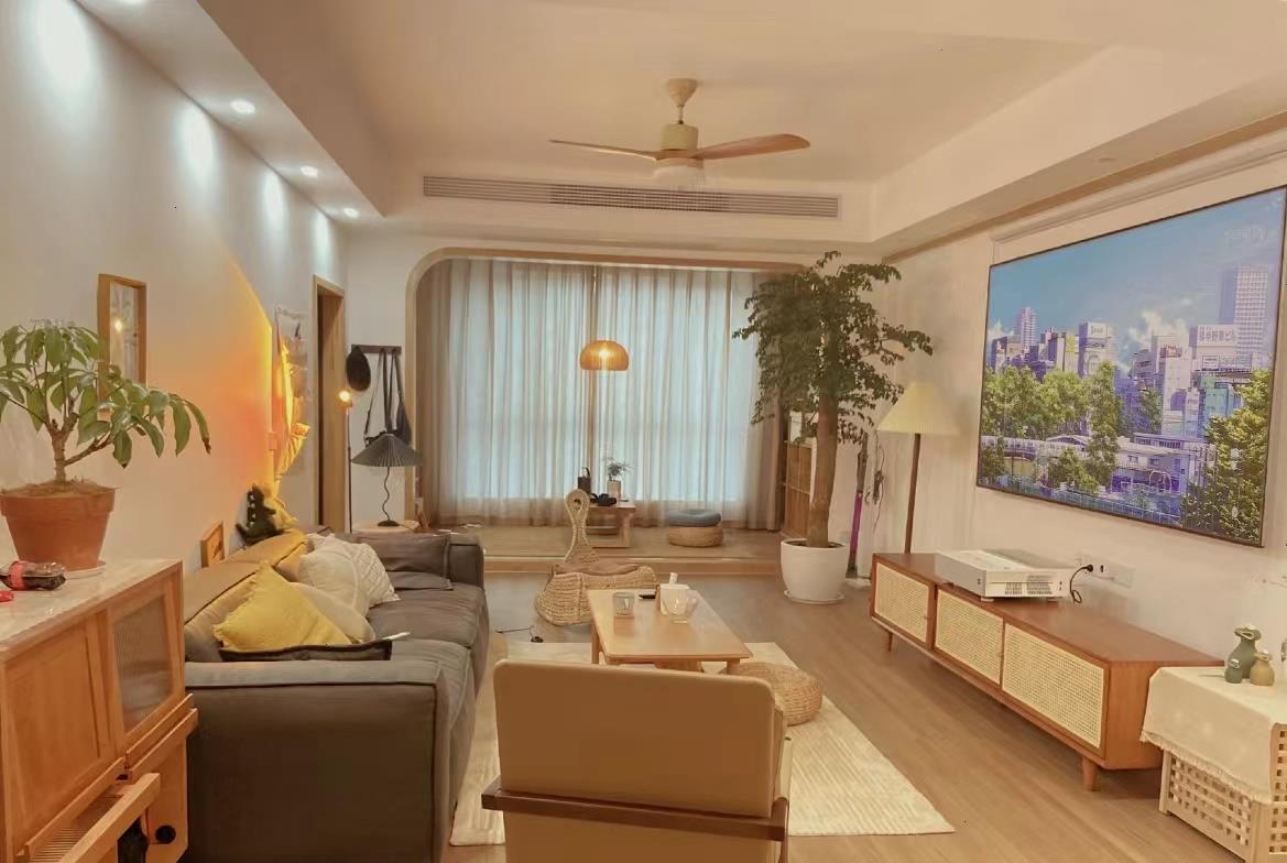 三口之家的130㎡新居,日系混搭风,温馨又舒适