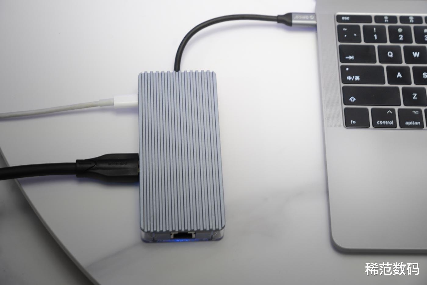 type-c|ORICO Type-C 11口扩展坞评测：手机电脑都能用，功能扩展必备神器