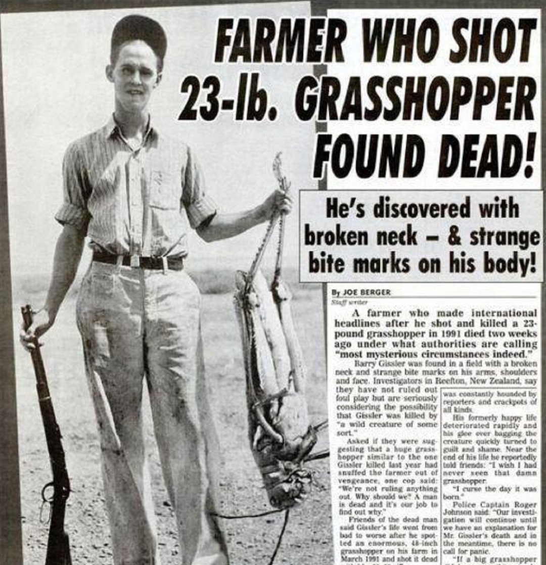 真與假：1930年巨型蝗蟲肆虐美國，一隻重20斤，民眾有合影為證-圖8