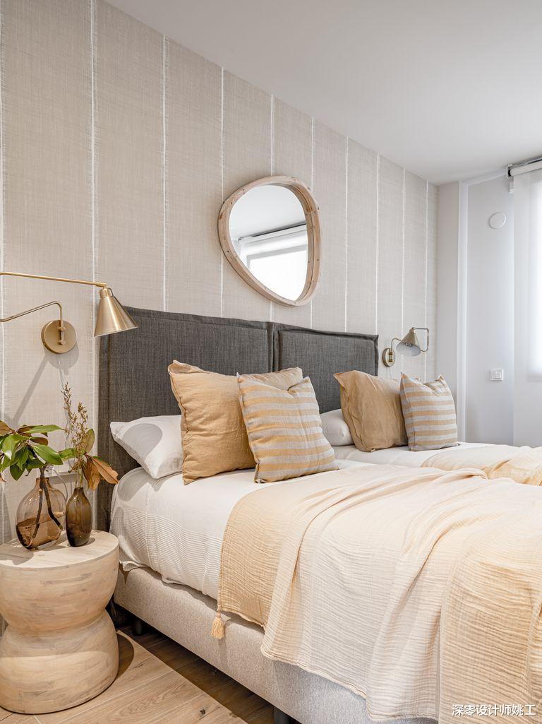 看完这对夫妻的124㎡,简洁原木两居室和超大开放式厨房,让人羡慕