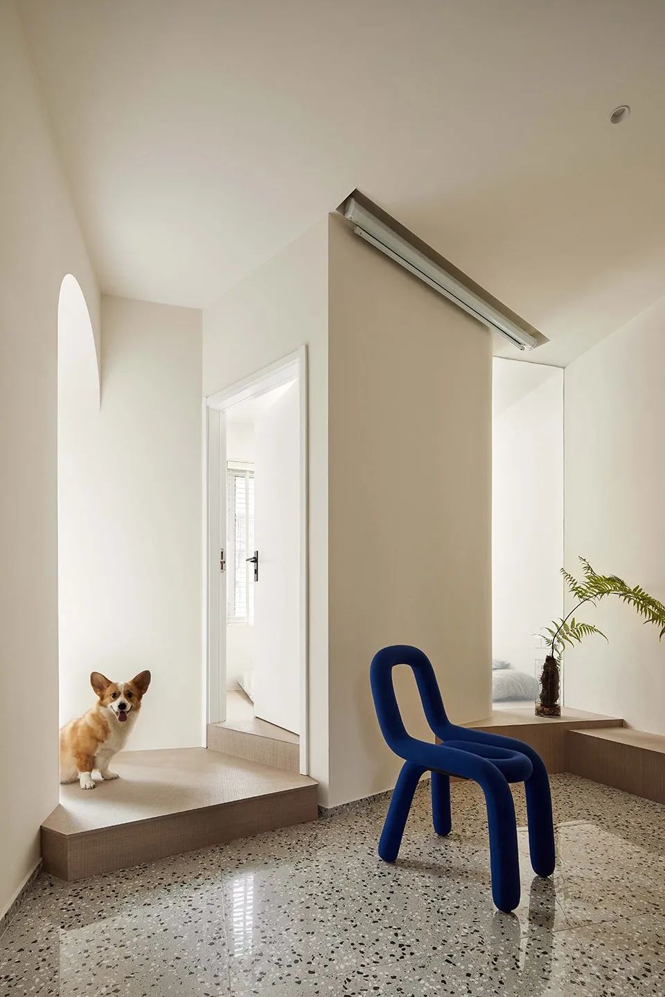 爱空间|几何空间+艺术走廊，54m2的80年代学区房，真是宝藏小家！