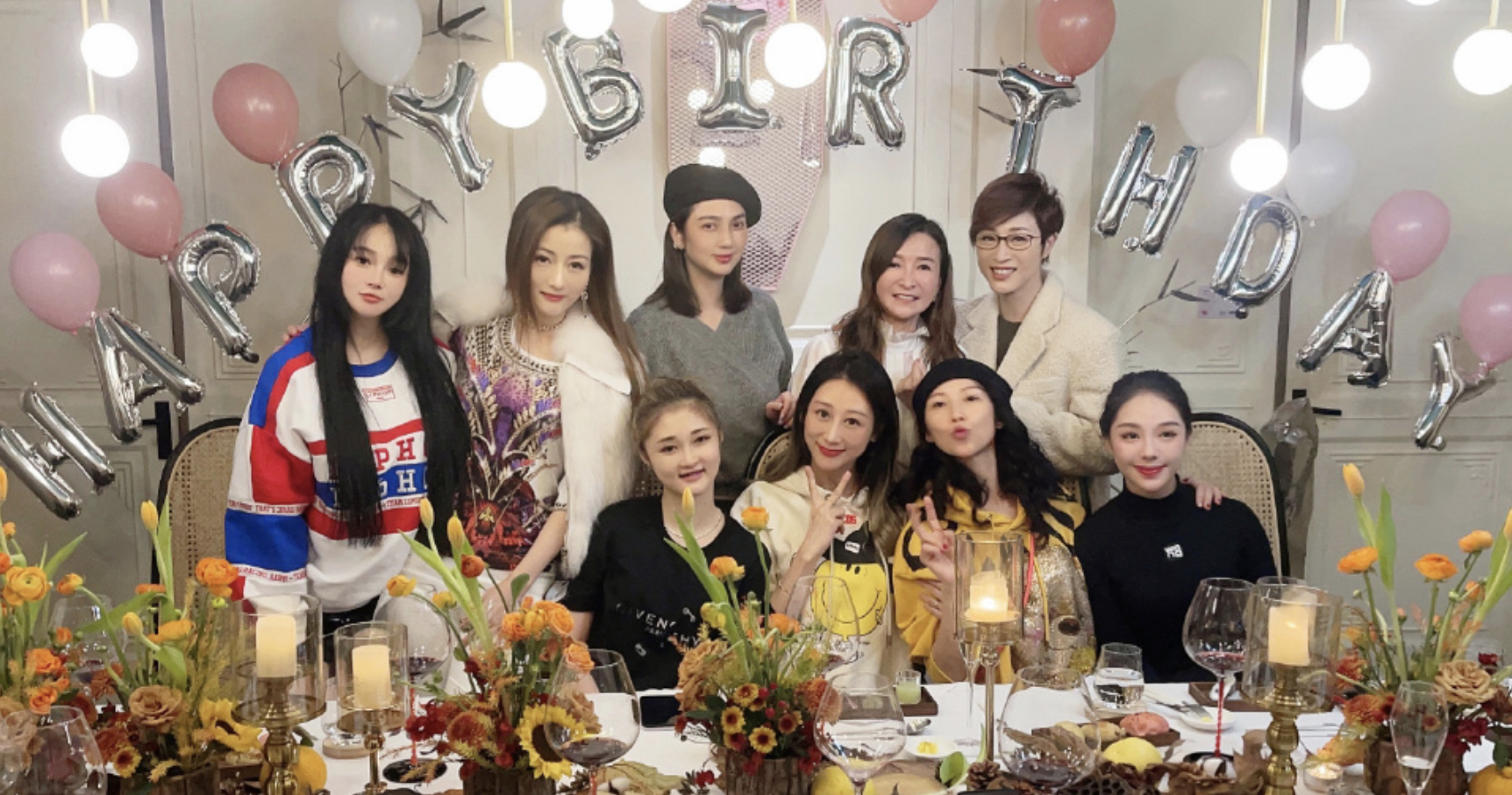 洪欣|蒋丽莎生日，张晋蔡少芬洪欣等再聚会，隔三差五办派对精力旺盛