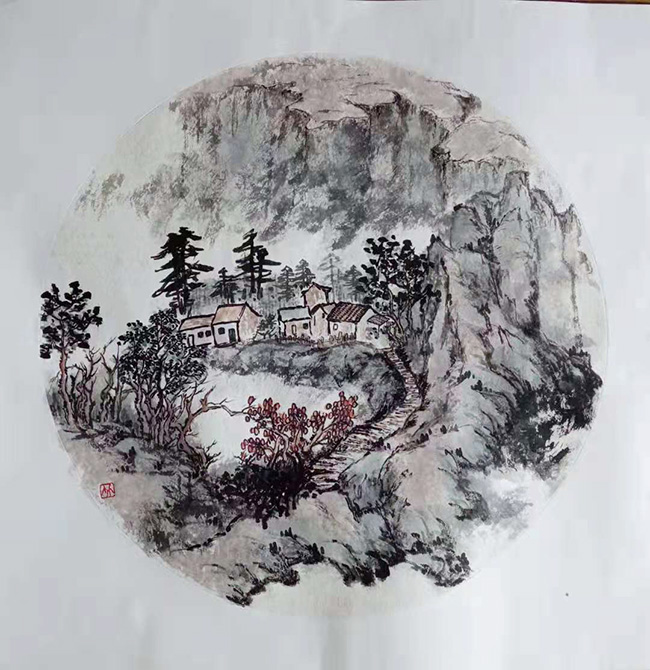 燕赵时讯 放怀天地外 得韵山水间——苑竹山水画作品赏析