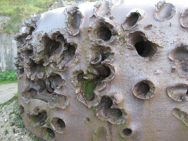 炮弹|看看什么是希特勒的德国工事，被打成马蜂窝却依然健在，不服不行