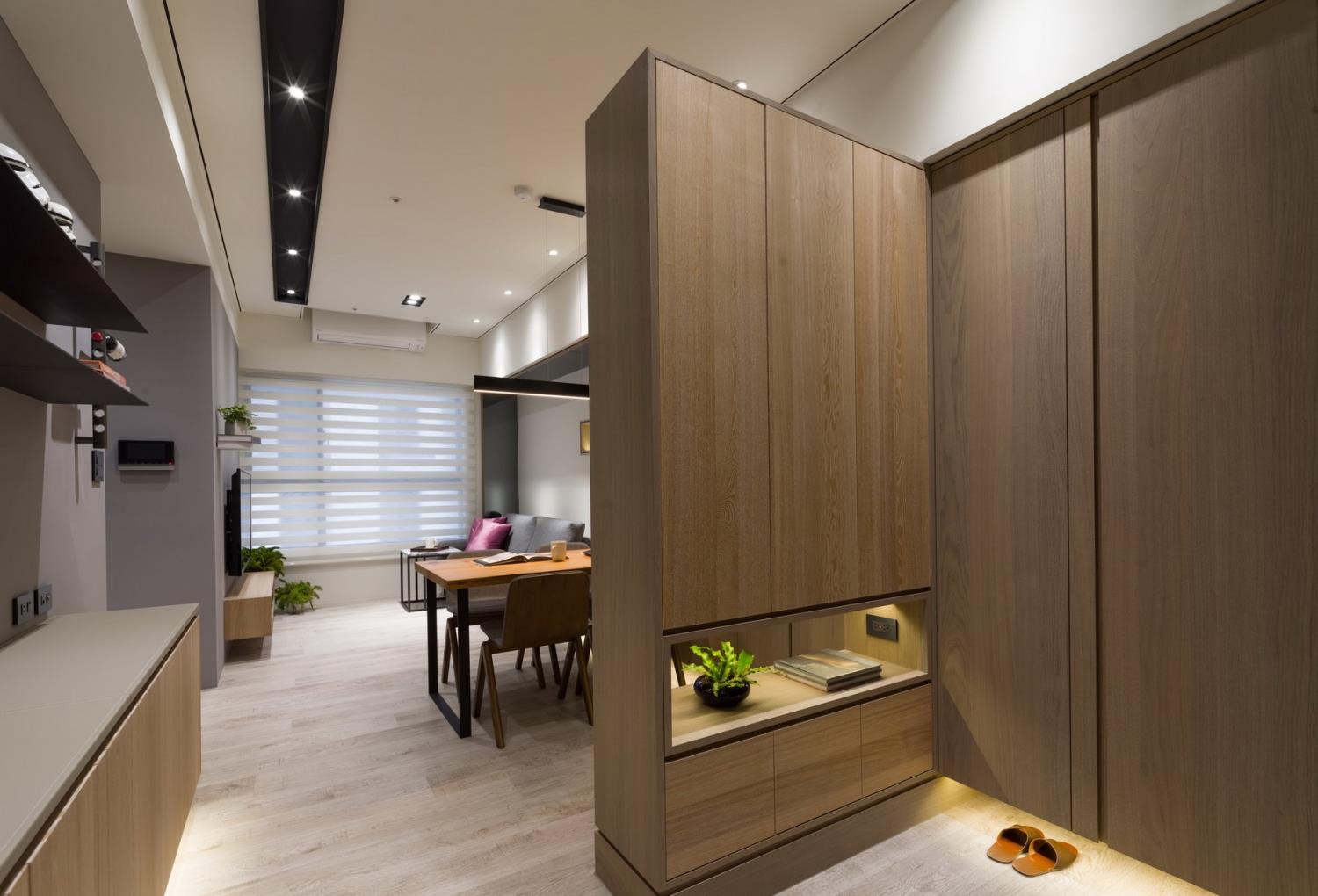 看了太多的小户型，唯这套，简约温馨还书香四溢！