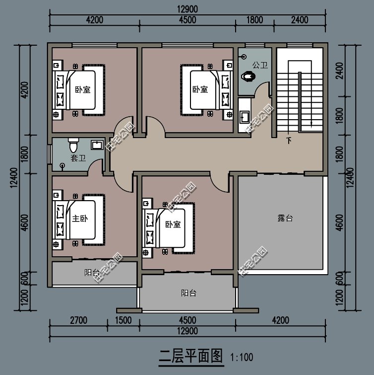 别墅|10套高颜值二层别墅，附带详细的平面方案，你更喜欢哪一套？