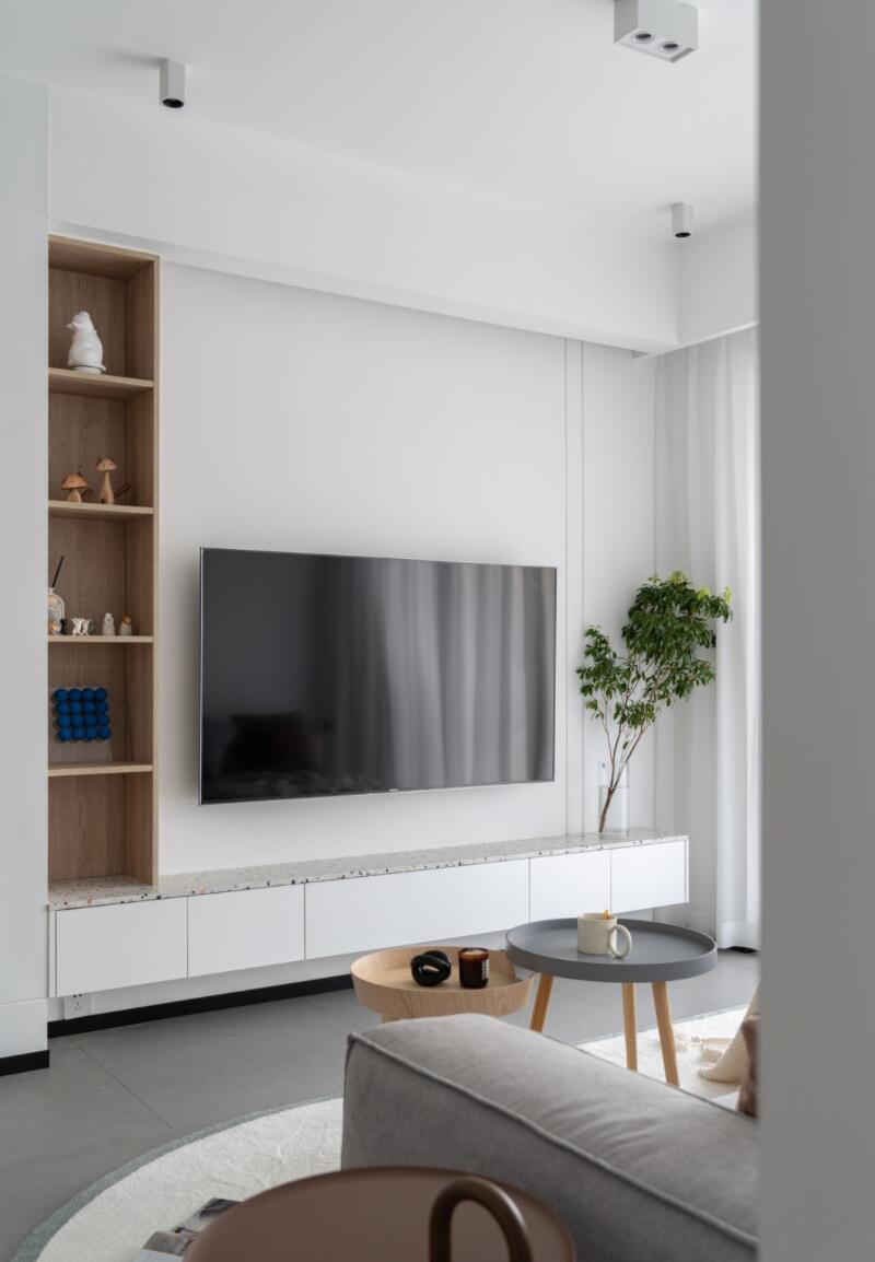 越简单越高级,她89㎡新家就算刷大白,也照样有藏不住的质感