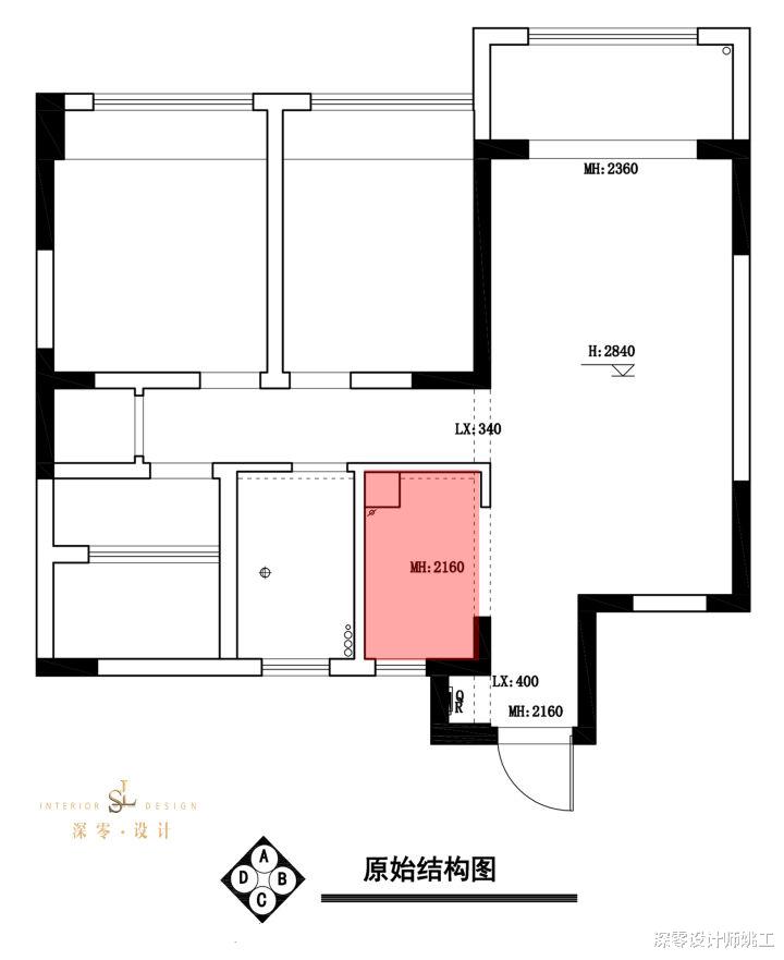 118㎡极简夫妻婚房，餐厨打通，沿墙做L型桌面，瞬间多出一间优雅的书房