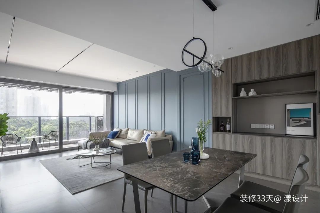 装修设计：125平现代简约高级质感两居